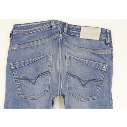 Diesel Krooley Men Blue Tapered Slim Jeans W28 L32