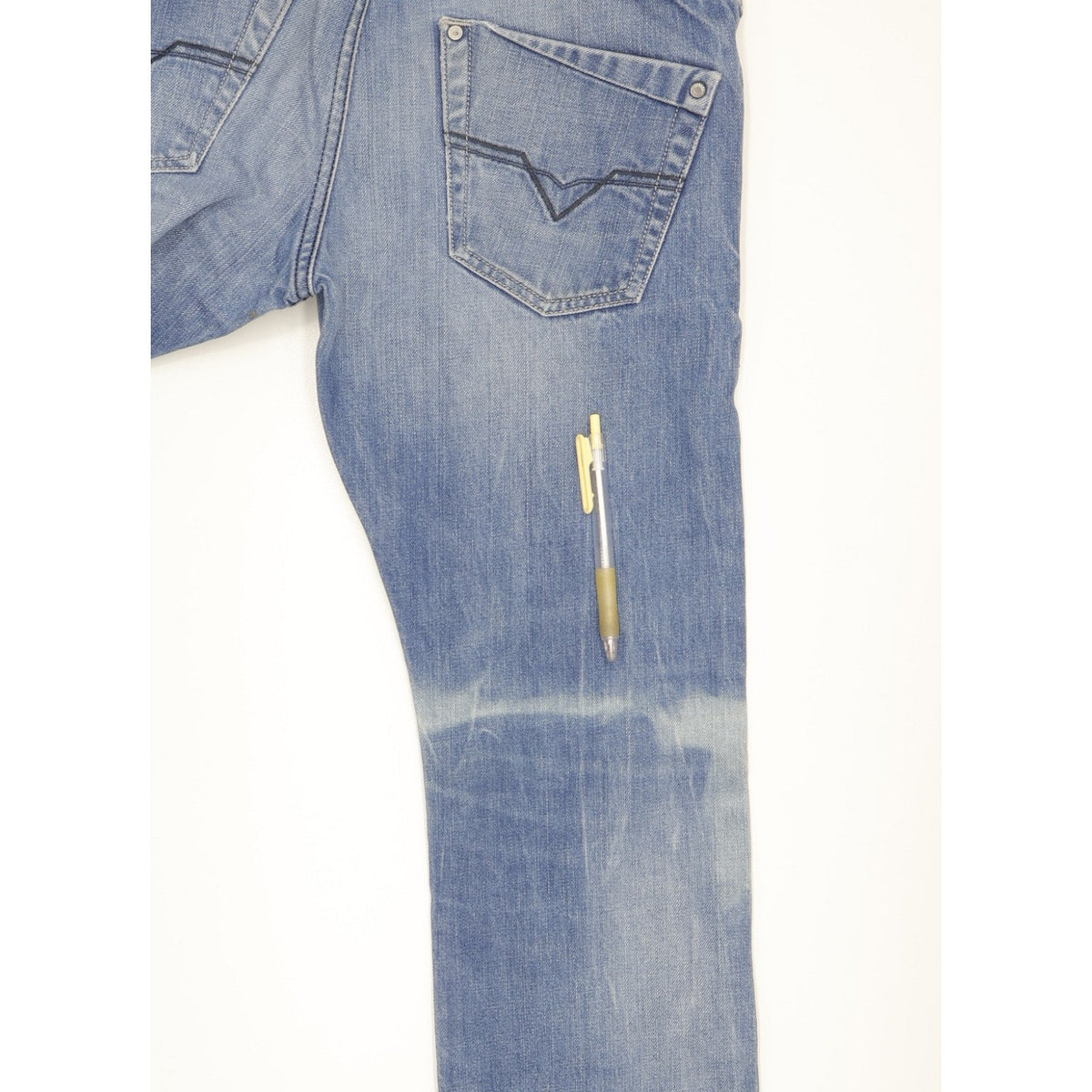 Diesel Krooley Men Blue Tapered Slim Jeans W28 L32