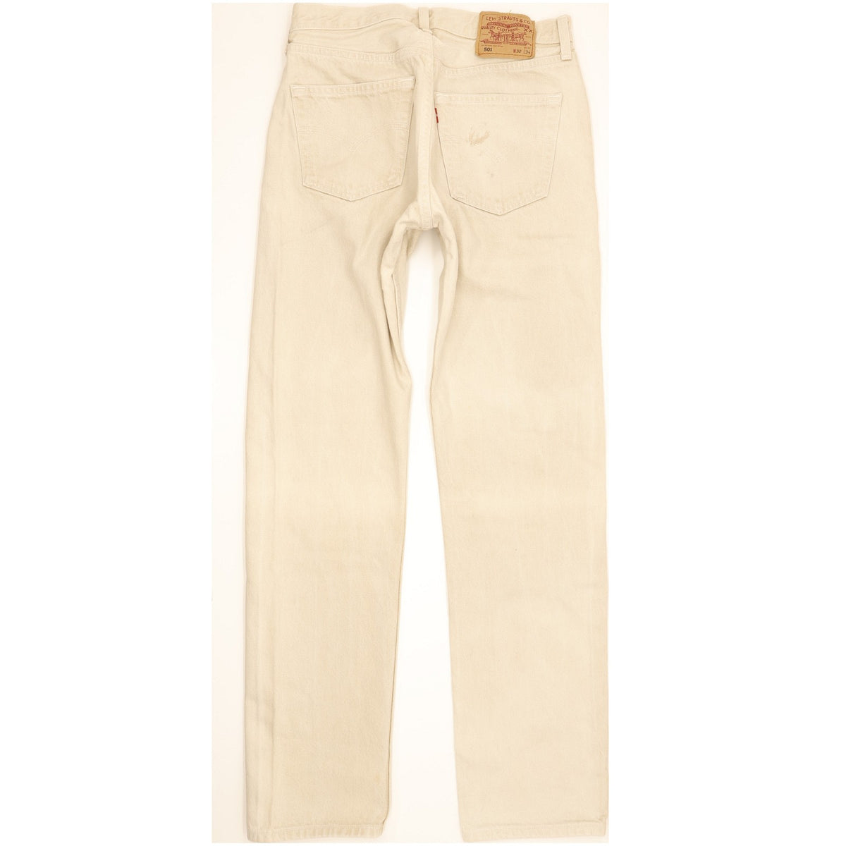 Levi's 501 Men Beige Straight Regular Jeans W31 L33