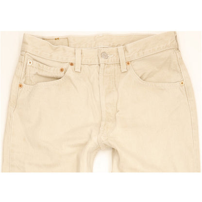 Levi's 501 Men Beige Straight Regular Jeans W31 L33