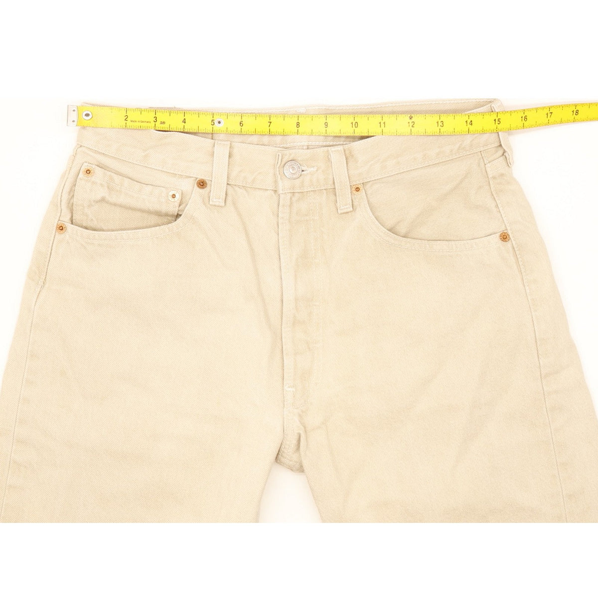Levi's 501 Men Beige Straight Regular Jeans W31 L33