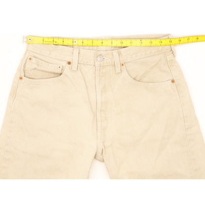 Levi's 501 Men Beige Straight Regular Jeans W31 L33