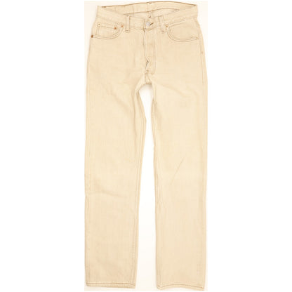 Levi's 501 Made in USA Men Beige Straight Regular Jeans W30 L31