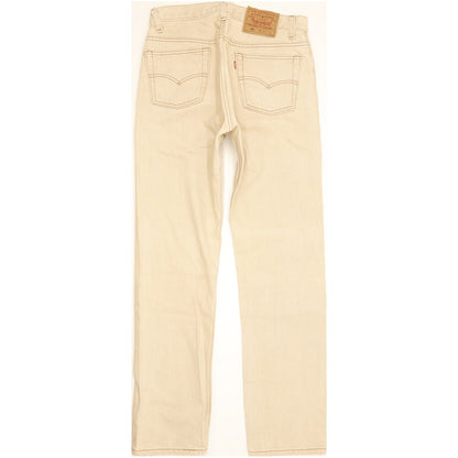 Levi's 501 Made in USA Men Beige Straight Regular Jeans W30 L31