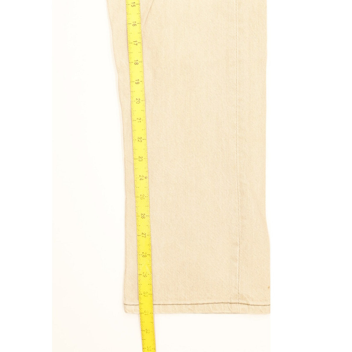 Levi's 501 Made in USA Men Beige Straight Regular Jeans W30 L31