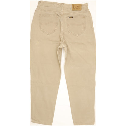 Lee Virginia Beige Tapered Relaxed Jeans High Waisted W32 L26