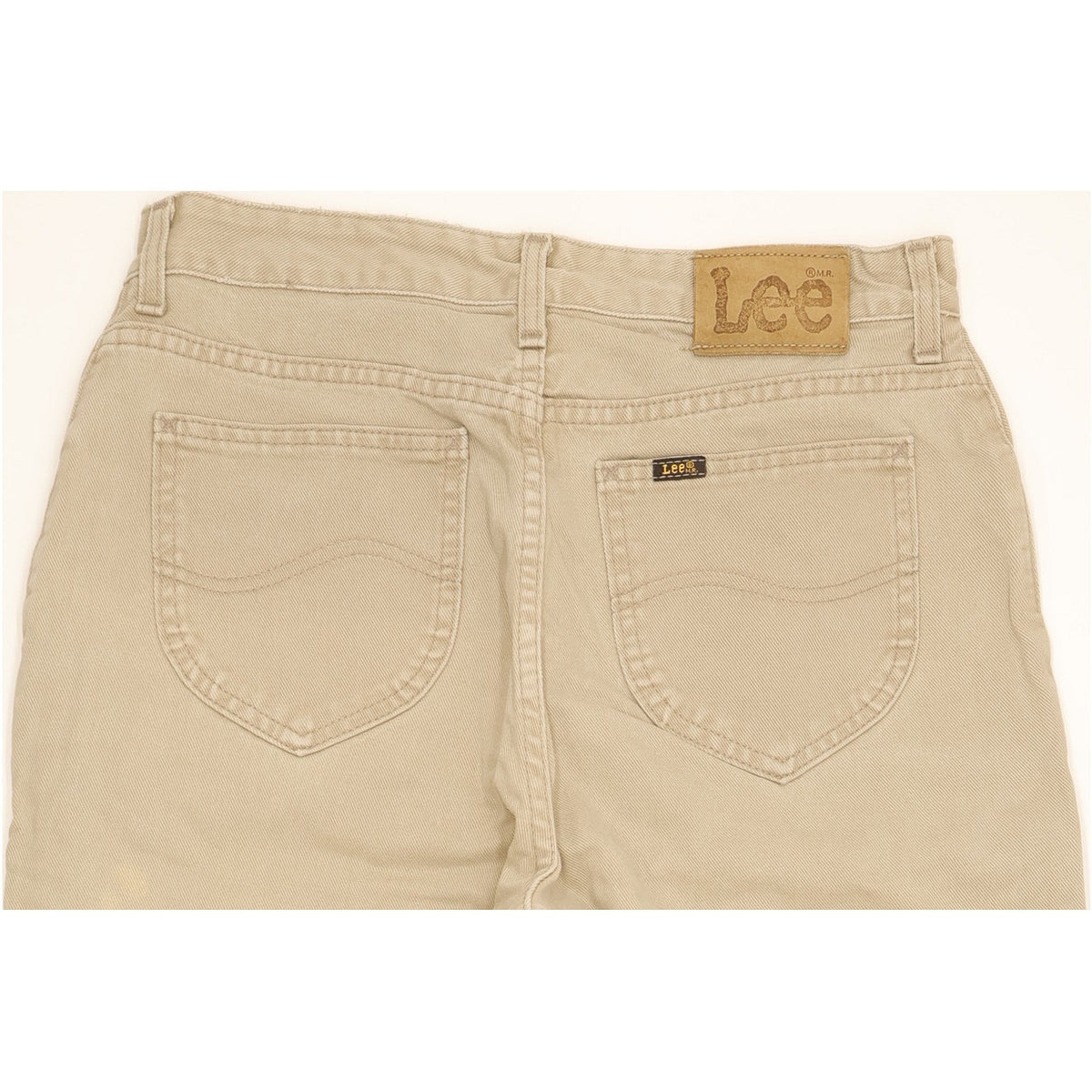 Lee Virginia Beige Tapered Relaxed Jeans High Waisted W32 L26