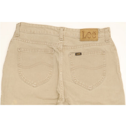 Lee Virginia Beige Tapered Relaxed Jeans High Waisted W32 L26