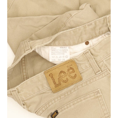 Lee Virginia Beige Tapered Relaxed Jeans High Waisted W32 L26