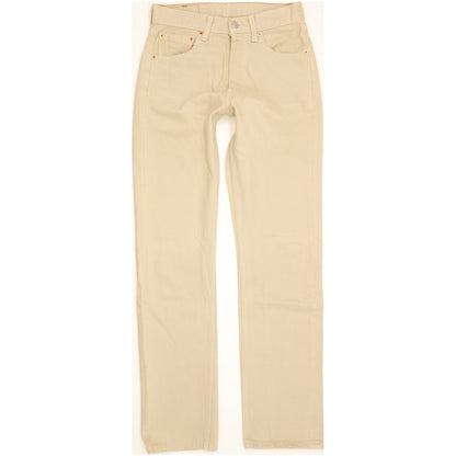 Levi's 501 Made in USA Men Beige Straight Regular Jeans W28 L31