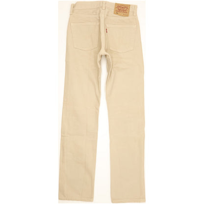 Levi's 501 Made in USA Men Beige Straight Regular Jeans W28 L31
