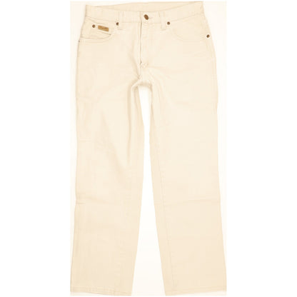 Wrangler Men Beige Straight Regular Jeans W31 L28
