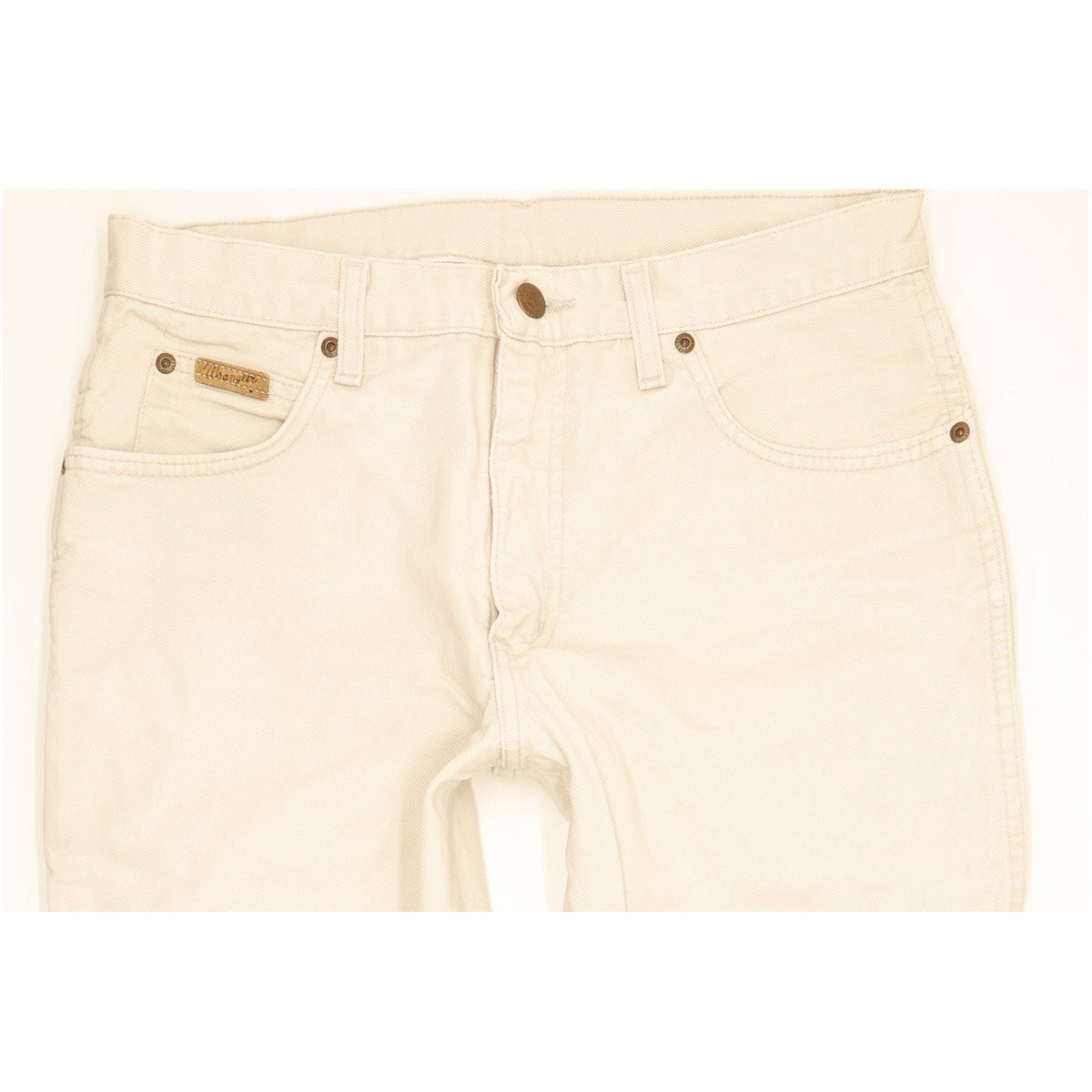 Wrangler Men Beige Straight Regular Jeans W31 L28