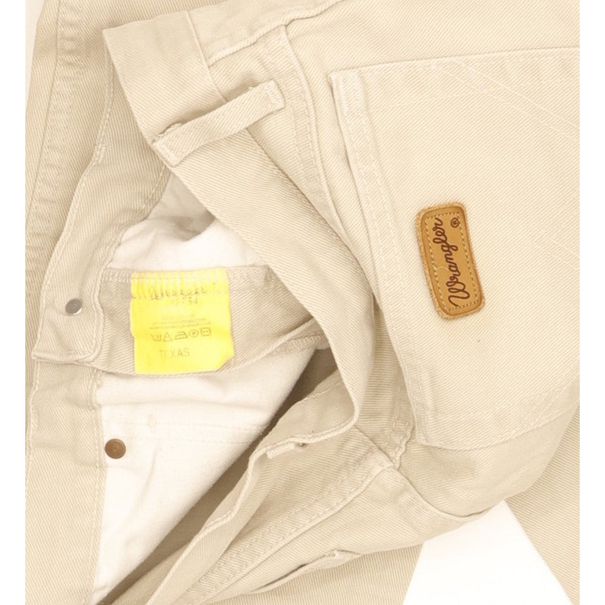 Wrangler Texas Men Beige Straight Regular Jeans W32 L33