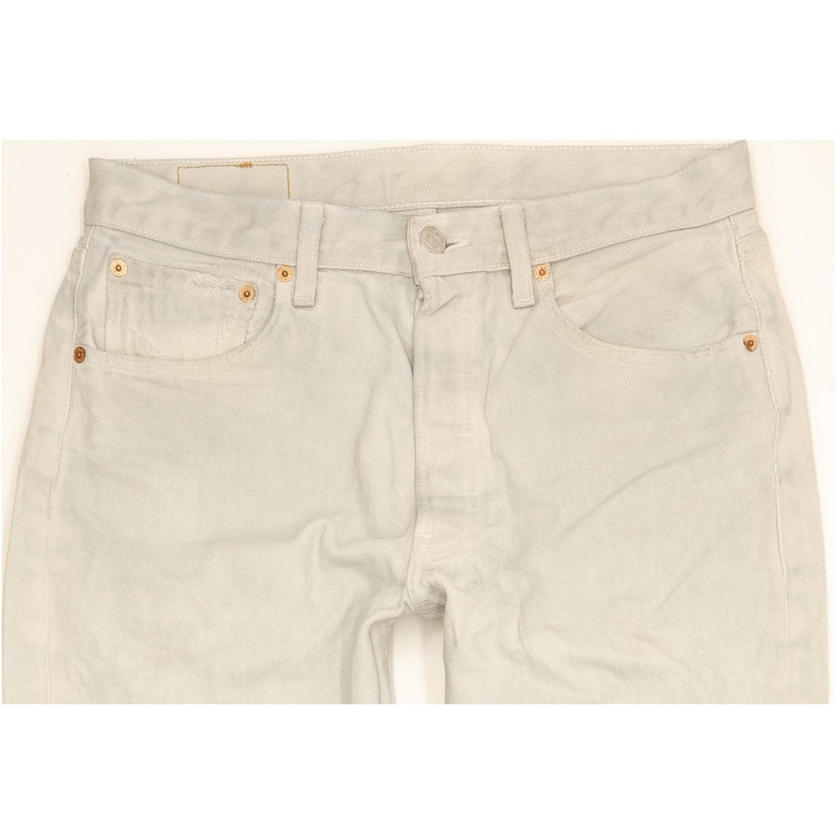 Levi's 501 Men Grey Straight Regular Jeans W33 L30