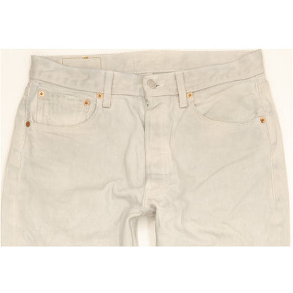 Levi's 501 Men Grey Straight Regular Jeans W33 L30