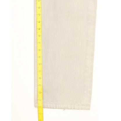 Levi's 501 Men Grey Straight Regular Jeans W33 L30