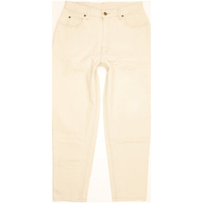 Lee Virginia Beige Tapered Relaxed Jeans High Waisted W31 L29