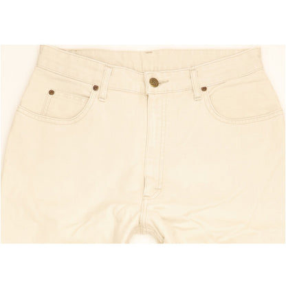 Lee Virginia Beige Tapered Relaxed Jeans High Waisted W31 L29