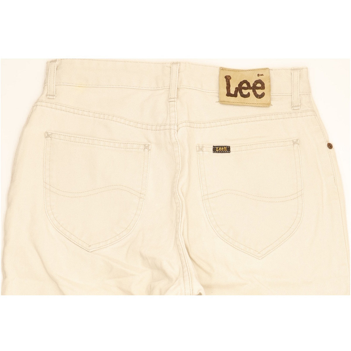 Lee Virginia Beige Tapered Relaxed Jeans High Waisted W31 L29