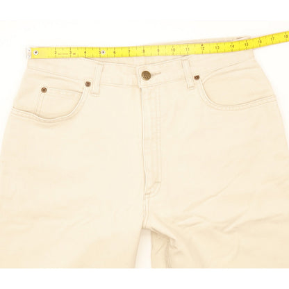 Lee Virginia Beige Tapered Relaxed Jeans High Waisted W31 L29