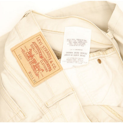 Levi's 584 Women Beige Bootcut Regular Stretch Jeans W30 L31