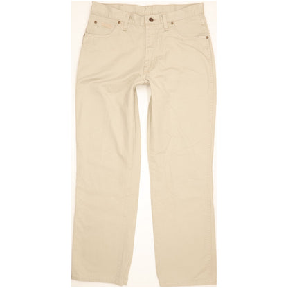 Wrangler Ohio Men Beige Straight Regular Jeans W34 L31