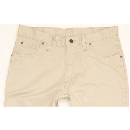 Wrangler Ohio Men Beige Straight Regular Jeans W34 L31