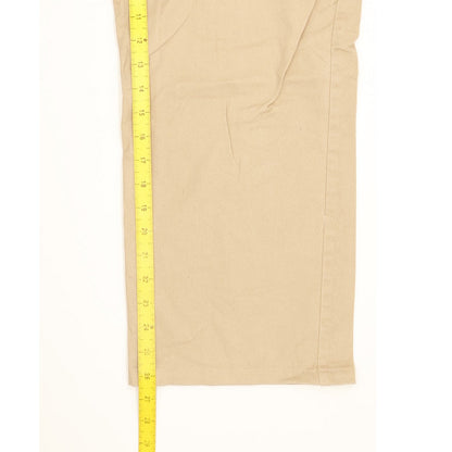 Lee Brooklyn Men Beige Straight Regular Stretch Jeans W42 L26