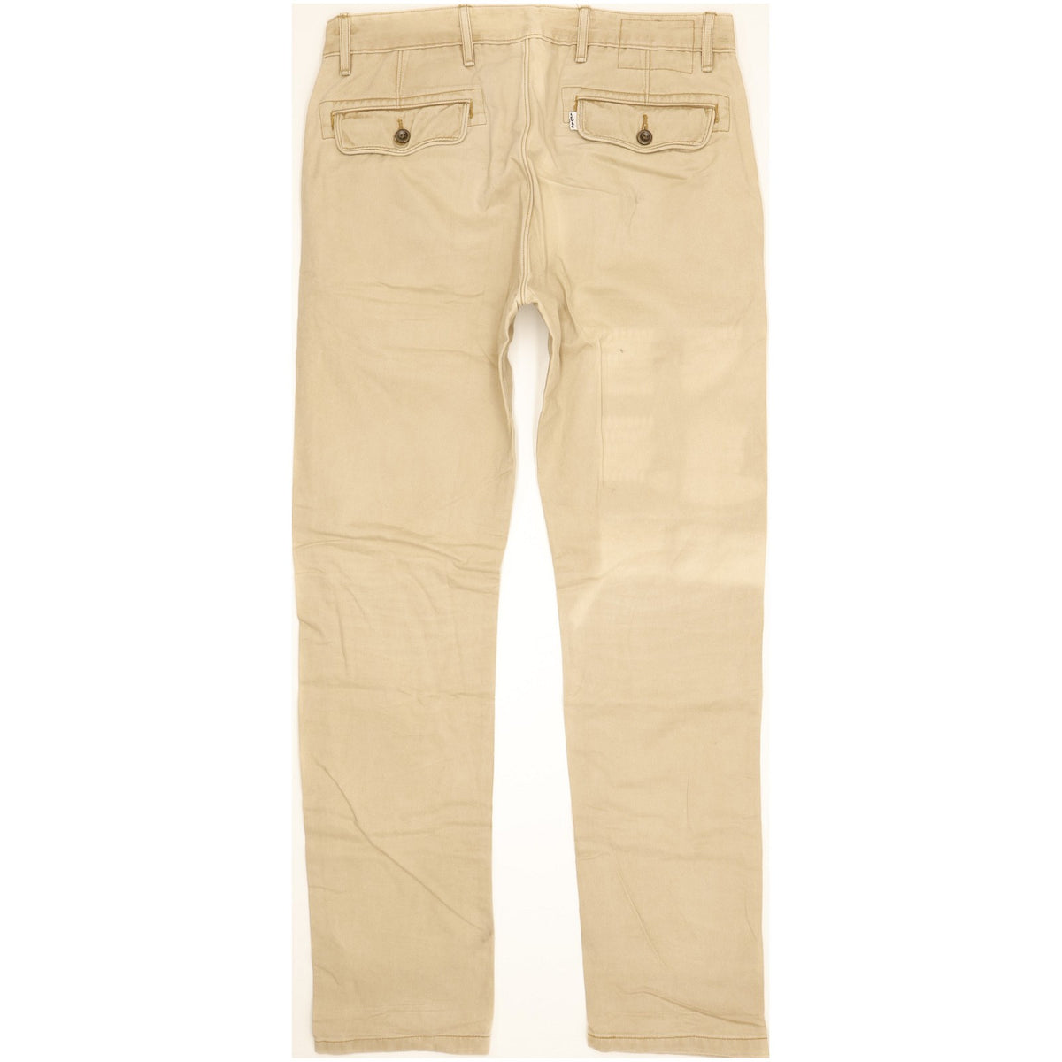 Levi's Men Beige Straight Slim Chino Jeans W30 L31