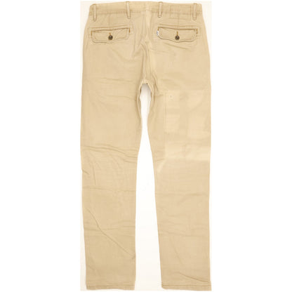 Levi's Men Beige Straight Slim Chino Jeans W30 L31