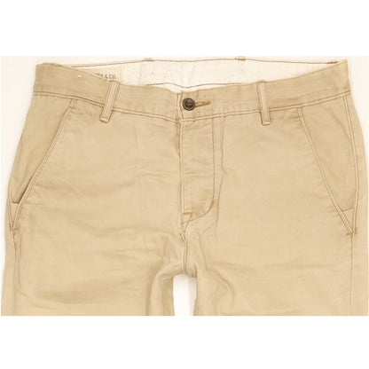 Levi's Men Beige Straight Slim Chino Jeans W30 L31