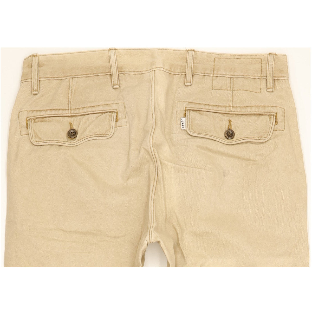 Levi's Men Beige Straight Slim Chino Jeans W30 L31