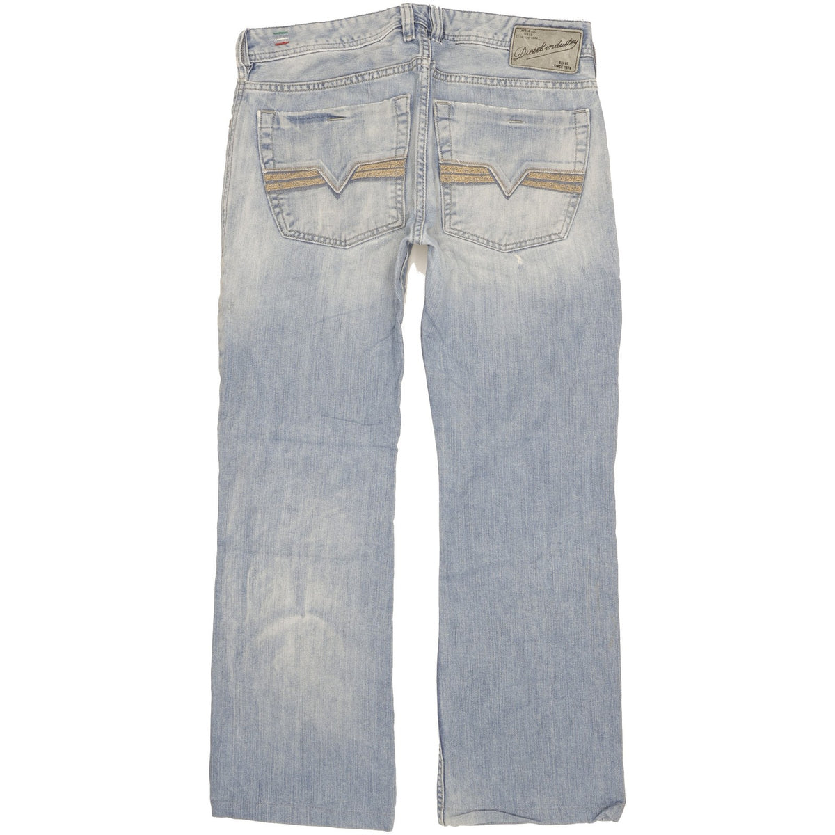 Diesel Zatiny Men Blue Straight Regular Jeans W30 L28
