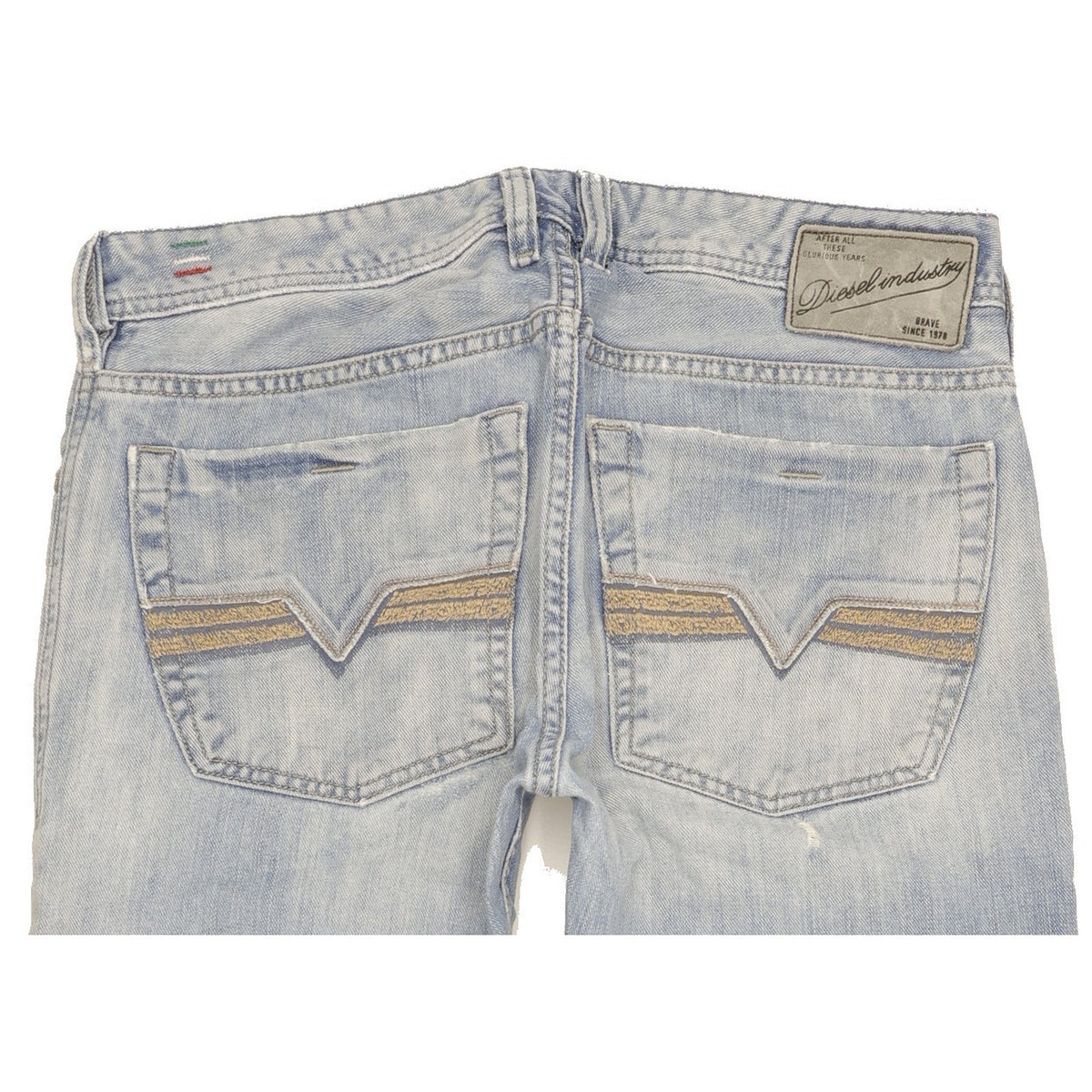 Diesel Zatiny Men Blue Straight Regular Jeans W30 L28