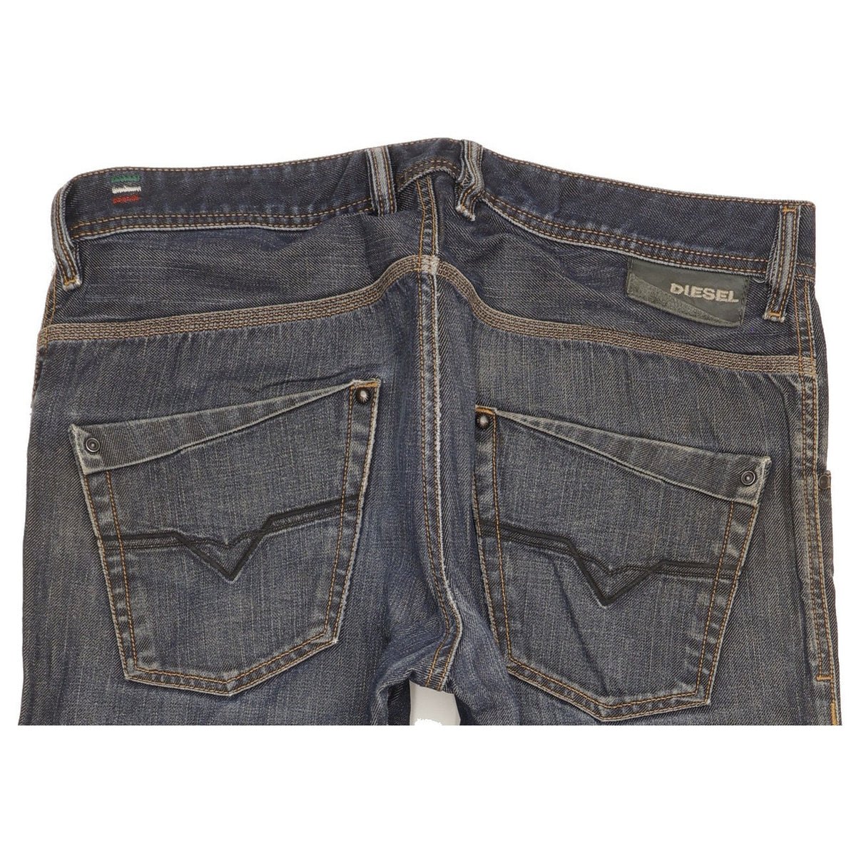 Diesel Krooley Men Blue Straight Regular Jeans W33 L32