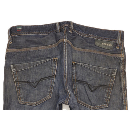 Diesel Krooley Men Blue Straight Regular Jeans W33 L32