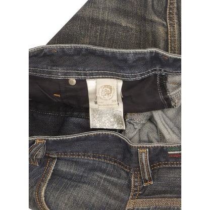 Diesel Krooley Men Blue Straight Regular Jeans W33 L32