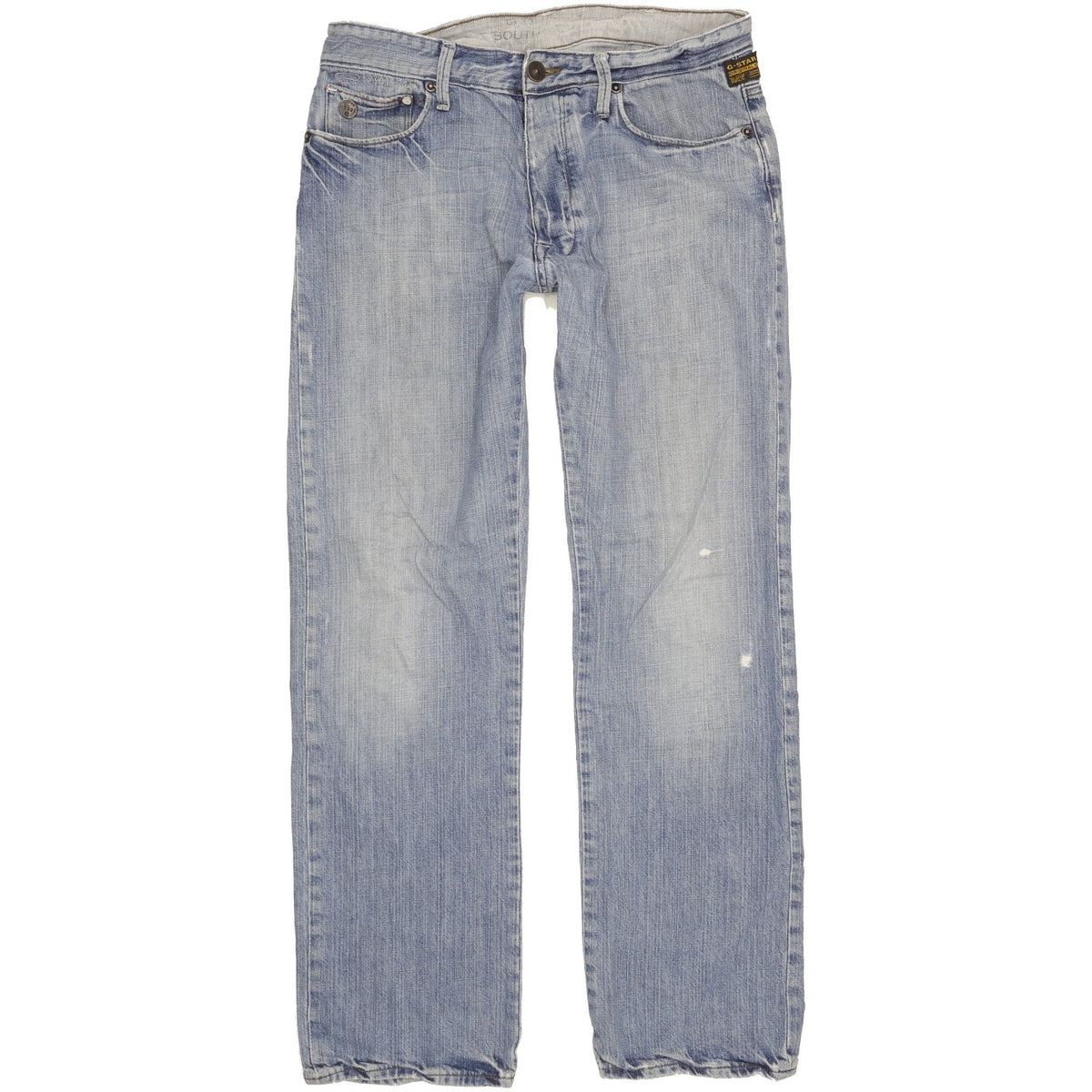 G-Star Frontier Men Blue Straight Regular Jeans W32 L32