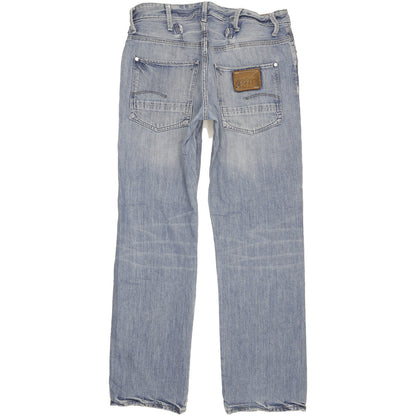 G-Star Frontier Men Blue Straight Regular Jeans W32 L32
