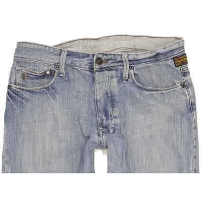 G-Star Frontier Men Blue Straight Regular Jeans W32 L32