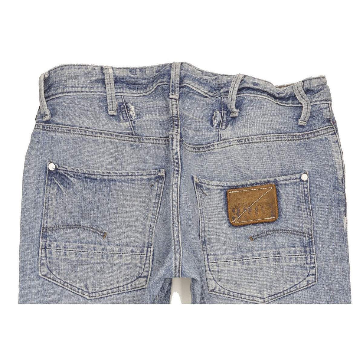 G-Star Frontier Men Blue Straight Regular Jeans W32 L32