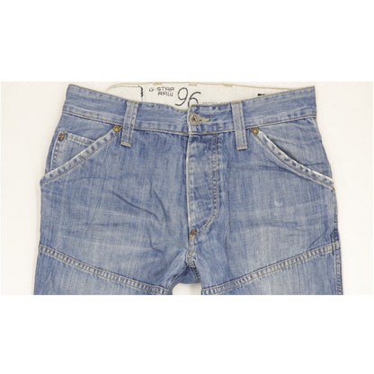 G-Star Men Blue Straight Regular Jeans W32 L33