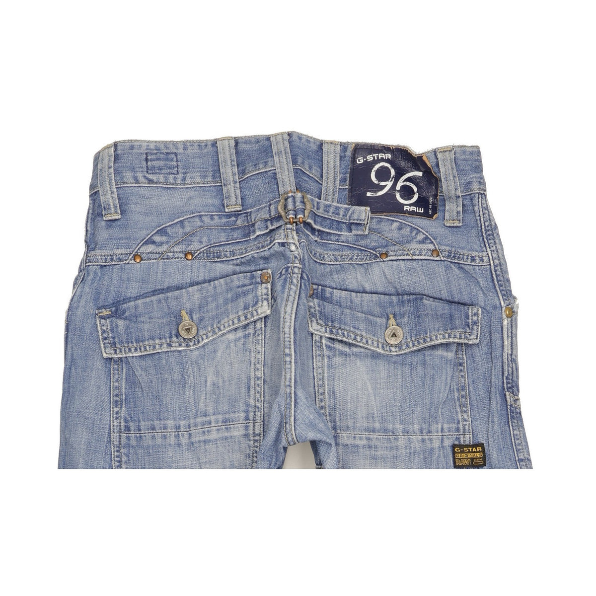 G-Star Men Blue Straight Regular Jeans W32 L33