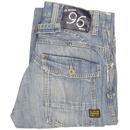 G-Star Men Blue Straight Regular Jeans W32 L33