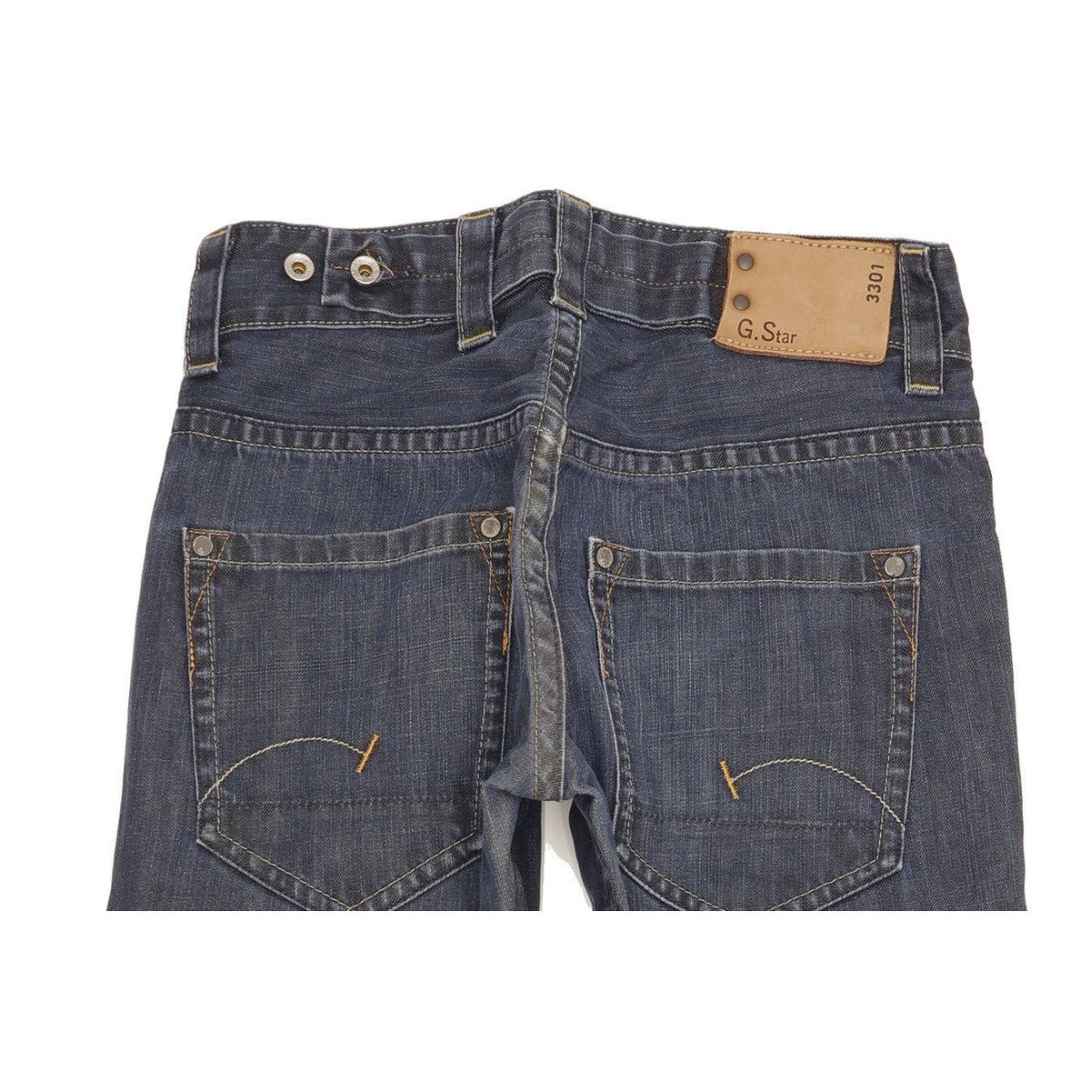 G-Star Men Blue Straight Regular Jeans W28 L30