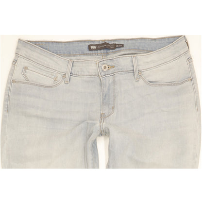 Levi's Demi Curve Women Blue Skinny Slim Stretch Jeans W32 L30