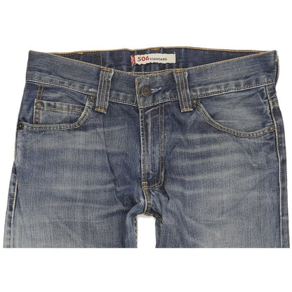 Levi's 506 Men Blue Straight Regular Jeans W33 L33