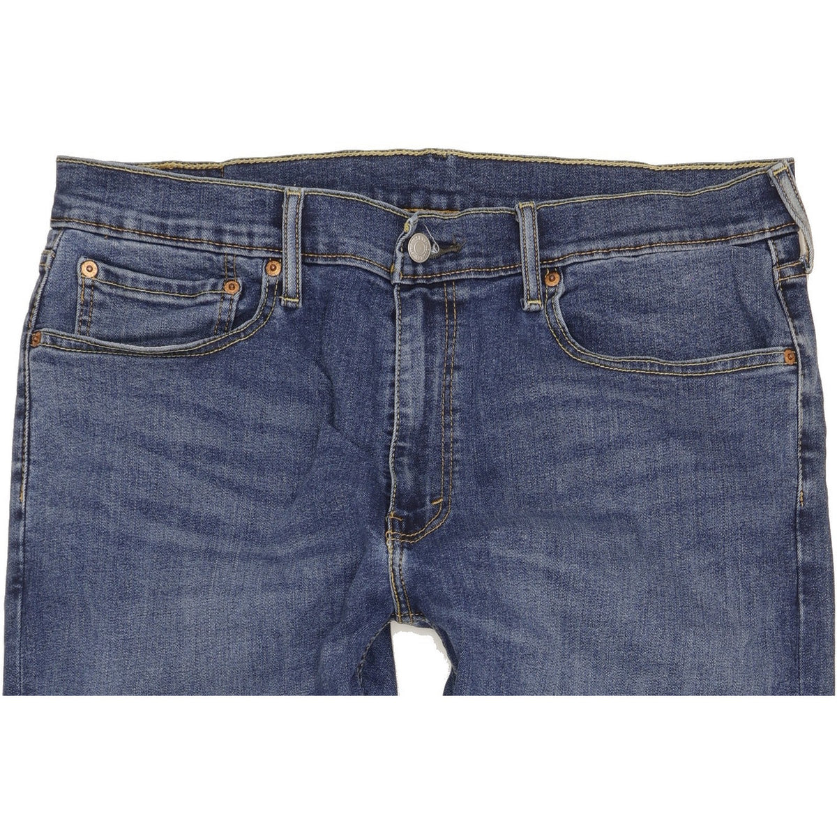 Levi's 502 Men Blue Tapered Regular Stretch Jeans W36 L31