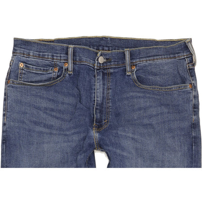 Levi's 502 Men Blue Tapered Regular Stretch Jeans W36 L31